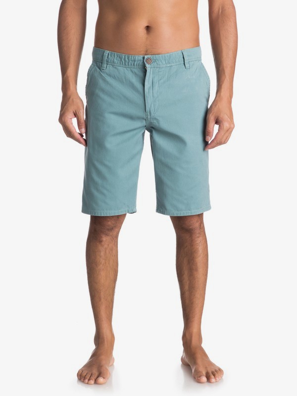 quiksilver, Everyday - Short chino pour Homme, TRELLIS (bkw0) 0 Everyday - Short chino pour Homme Bleu EQYWS03468 Quiksilver