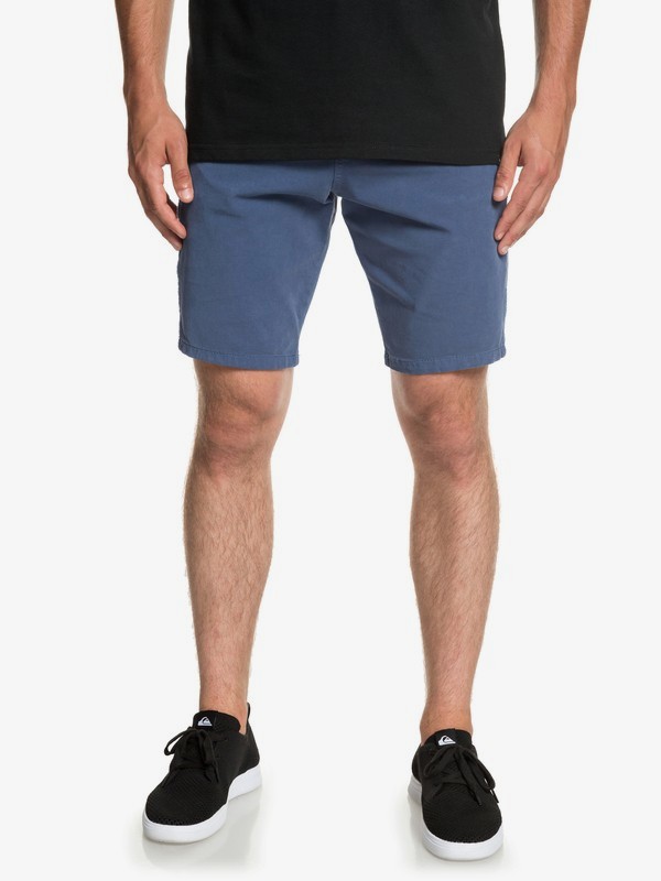 quiksilver, Everyday - Short Chino para Hombre, BIJOU BLUE (bng0) 0 Everyday - Short Chino para Hombre Azul EQYWS03468 Quiksilver