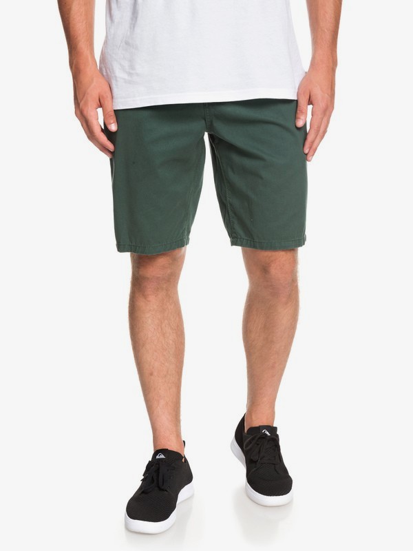 quiksilver, Everyday - Short Chino para Hombre, GARDEN TOPIARY (grt0) 0 Everyday - Short Chino para Hombre Verde EQYWS03468 Quiksilver