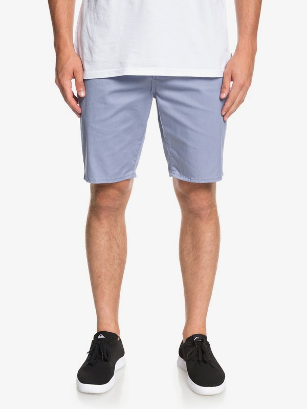 quiksilver, New Union Stretch Chino Shorts, STONE WASH (bkj0) 0 New Union Stretch Chino Shorts Blue EQYWS03469 Quiksilver