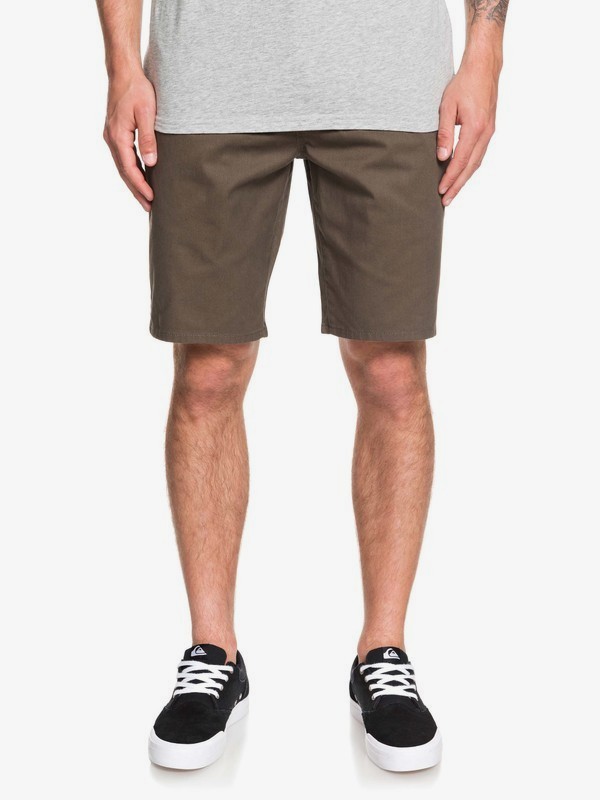 quiksilver, New Union Stretch Chino Shorts, CROCODILE (crn0) 0 New Union Stretch Chino Shorts Brown EQYWS03469 Quiksilver