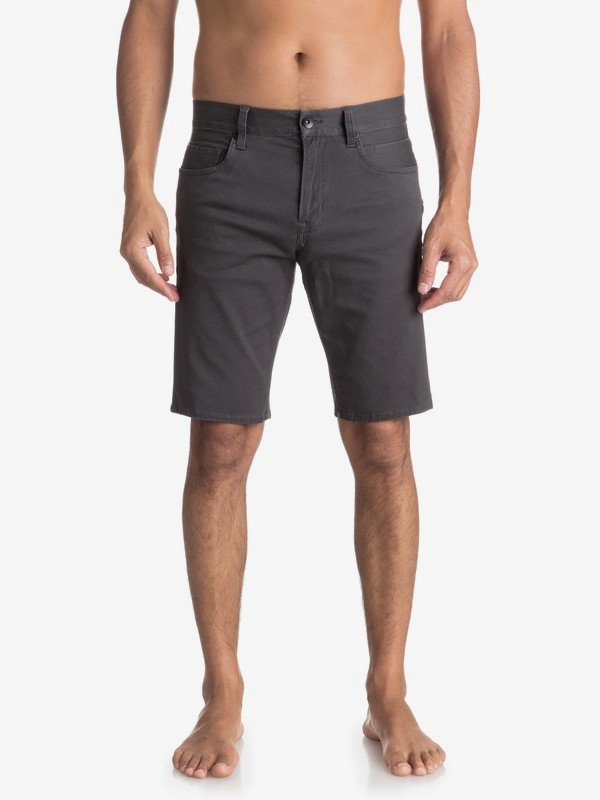 quiksilver, Lygon 20" - Short pour Homme, IRON GATE (kzm0) 0 Lygon 20" - Short pour Homme Noir EQYWS03483 Quiksilver