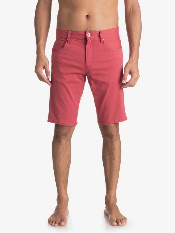 quiksilver, Lygon 20" - Short Chino para Hombre, MINERAL RED (mmz0) 0 Lygon 20" - Short Chino para Hombre Rosa EQYWS03483 Quiksilver