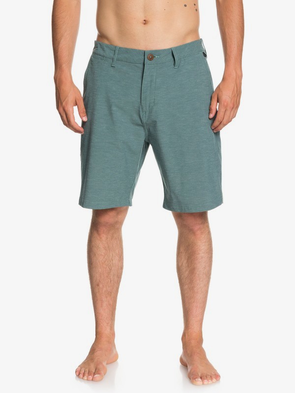 quiksilver, Union Heather 20" Amphibian Shorts, DARK FOREST (bpg0) 0 Union Heather 20" Amphibian Shorts Blue EQYWS03488 Quiksilver