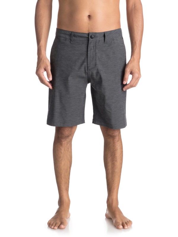 quiksilver, Union Heather 20" - Amphibian Board Shorts for Men, BLACK (kvj0) 0 Union Heather 20" - Amphibian Board Shorts for Men Black EQYWS03488 Quiksilver