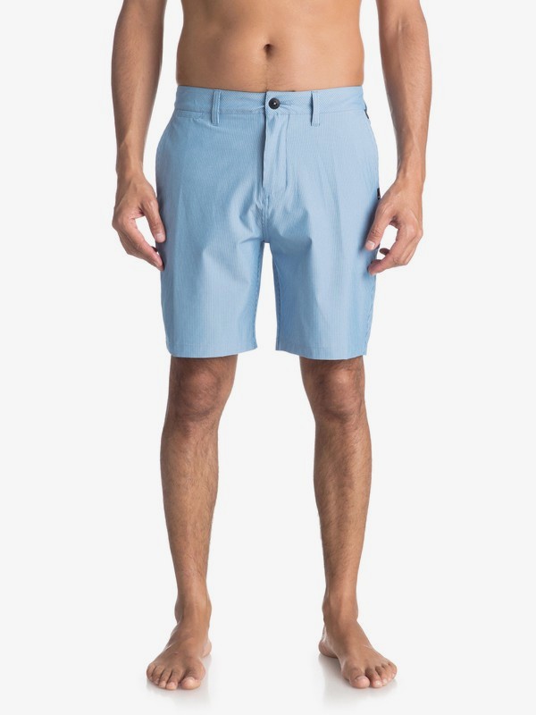 quiksilver, Union Pinstripe 19" - Amphibian Board Shorts for Men, RIVIERA (blc0) 0 Union Pinstripe 19" - Amphibian Board Shorts for Men Blue EQYWS03490 Quiksilver