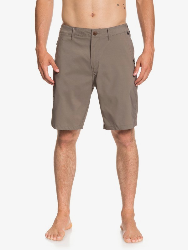 quiksilver, Transit Twill 20" Amphibian Boardshorts, FALCON (szg0) 0 Transit Twill 20" Amphibian Boardshorts Grey EQYWS03494 Quiksilver