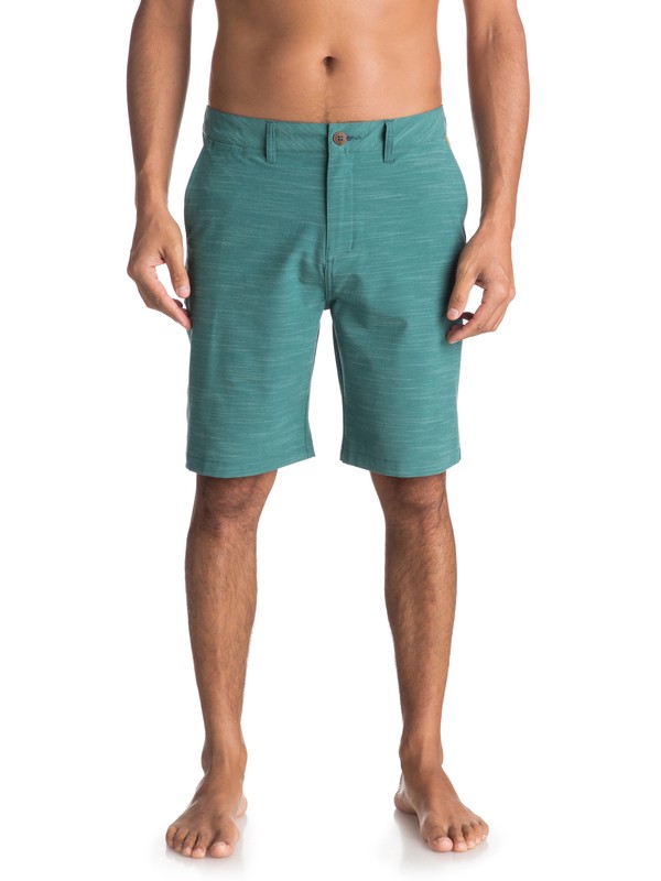 quiksilver, Union Slub 20" Amphibian Boardshorts, MALLARD GREEN (gqn0) 0 Union Slub 20" Amphibian Boardshorts Green EQYWS03501 Quiksilver
