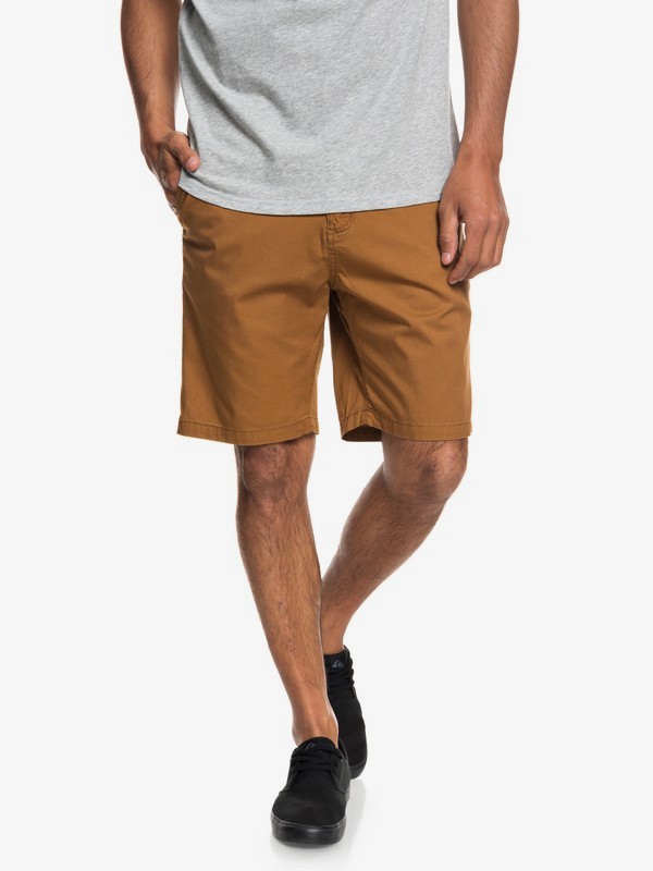 quiksilver, Minor 20" Chino Shorts, RUBBER (cpp0) 0 Minor 20" Chino Shorts Brown EQYWS03541 Quiksilver
