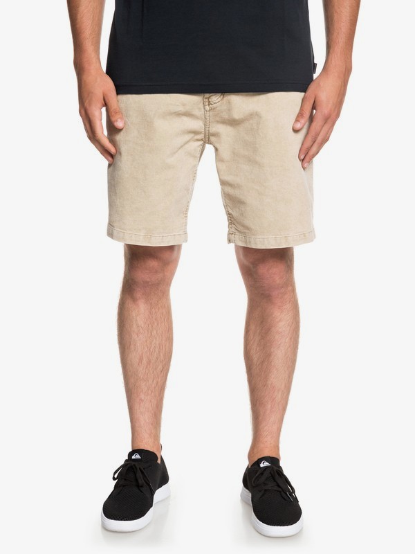 quiksilver, Finyl Vinyl Corduroy Shorts, PLAGE (ckk0) 0 Finyl Vinyl Corduroy Shorts Brown EQYWS03566 Quiksilver