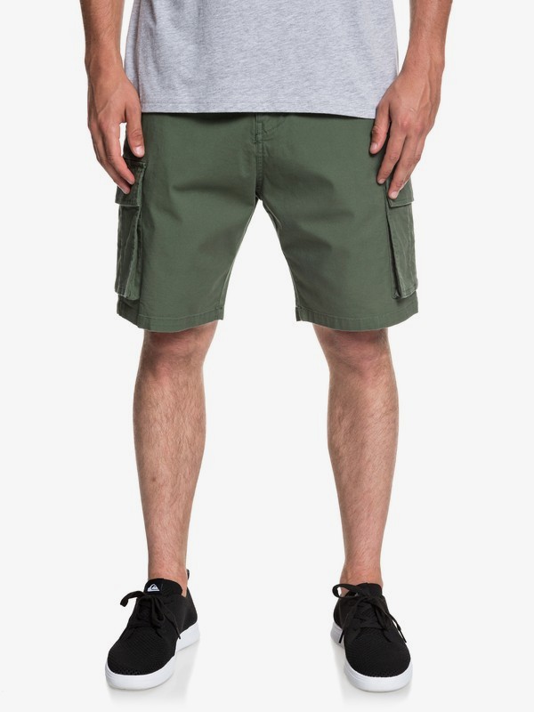 quiksilver, Free Mantle - Cargo Shorts for Men, THYME (cqy0) 0 Free Mantle - Cargo Shorts for Men Brown EQYWS03569 Quiksilver