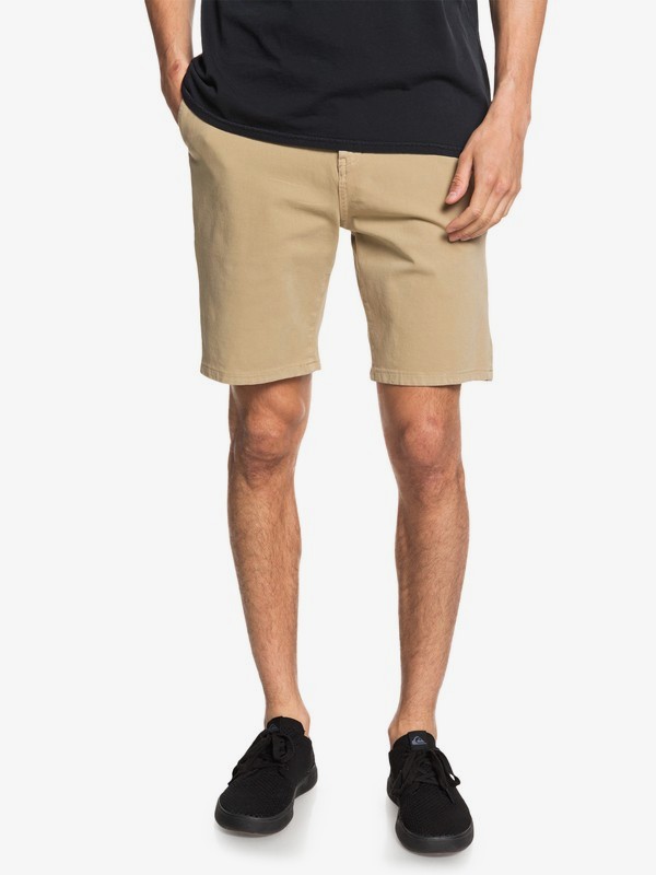 quiksilver, Krandy - Chino Shorts for Men, PLAGE (ckk0) 0 Krandy - Chino Shorts for Men Brown EQYWS03570 Quiksilver