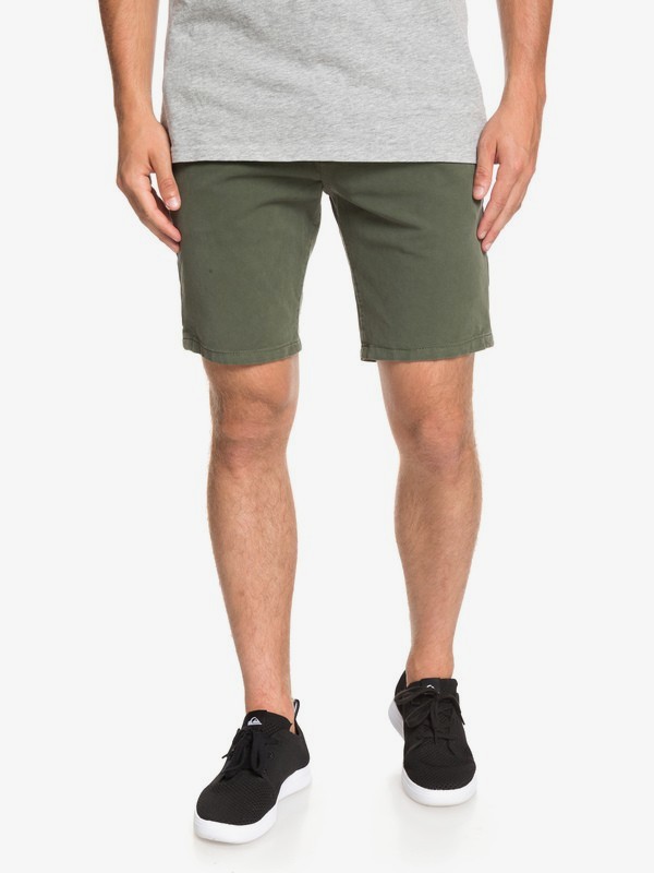 quiksilver, Krandy - Chino Shorts for Men, THYME (cqy0) 0 Krandy - Chino Shorts for Men Brown EQYWS03570 Quiksilver