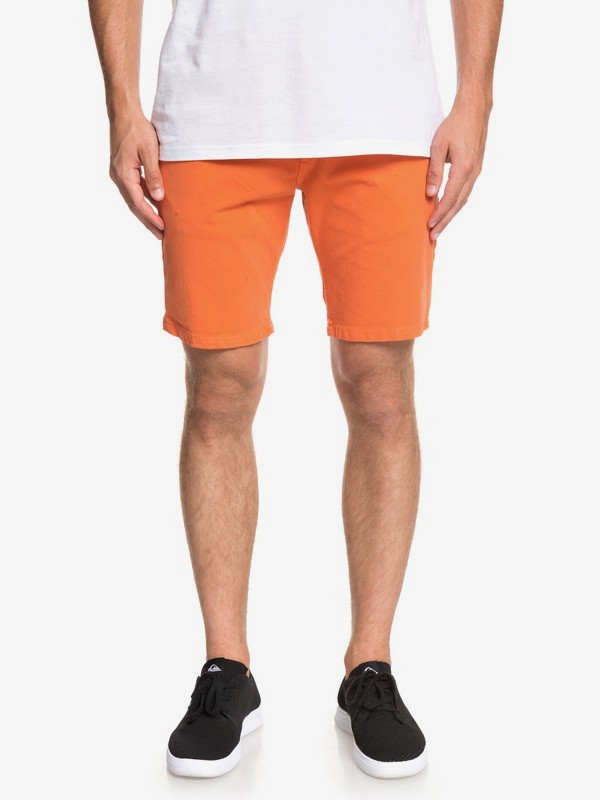 quiksilver, Krandy - Chino Shorts for Men, ORANGE RUST (nnc0) 0 Krandy - Chino Shorts for Men Orange EQYWS03570 Quiksilver