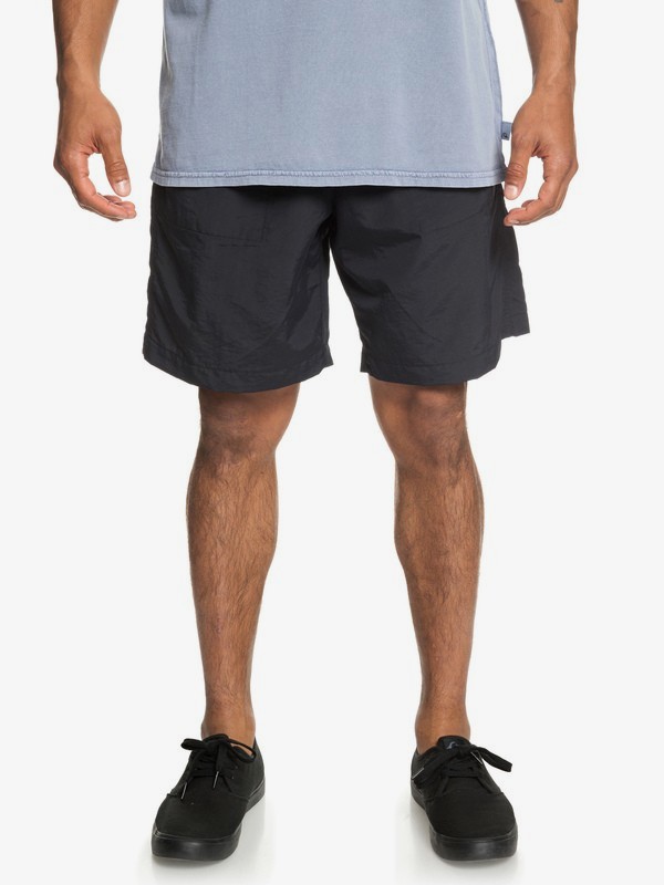 quiksilver, Originals Elasticized Shorts, BLACK (kvj0) 0 Originals Elasticized Shorts Black EQYWS03579 Quiksilver