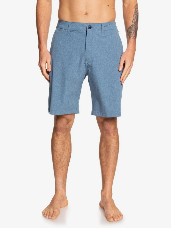 quiksilver, Union Heather 20" Amphibian Boardshorts, STELLAR (bnt0) 0 Union Heather 20" Amphibian Boardshorts Blue EQYWS03583 Quiksilver