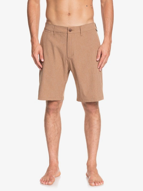 quiksilver, Union Heather 20" Amphibian Boardshorts, RUBBER (cpp0) 0 Union Heather 20" Amphibian Boardshorts Brown EQYWS03583 Quiksilver
