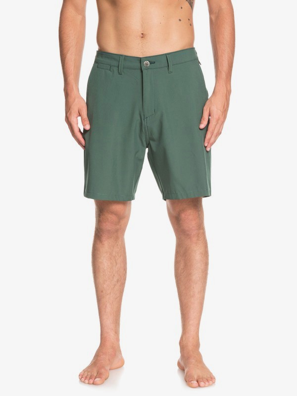 quiksilver, Union Amphibian 19" - Amphibian Board Shorts for Men, GARDEN TOPIARY (grt0) 0 Union Amphibian 19" - Amphibian Board Shorts for Men Green EQYWS03591 Quiksilver
