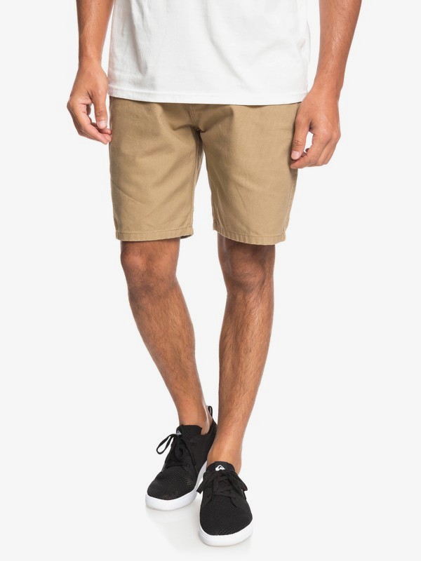 quiksilver, Gastelu - Chino Shorts for Men, KHAKI (clm0) 0 Gastelu - Chino Shorts for Men Brown EQYWS03595 Quiksilver