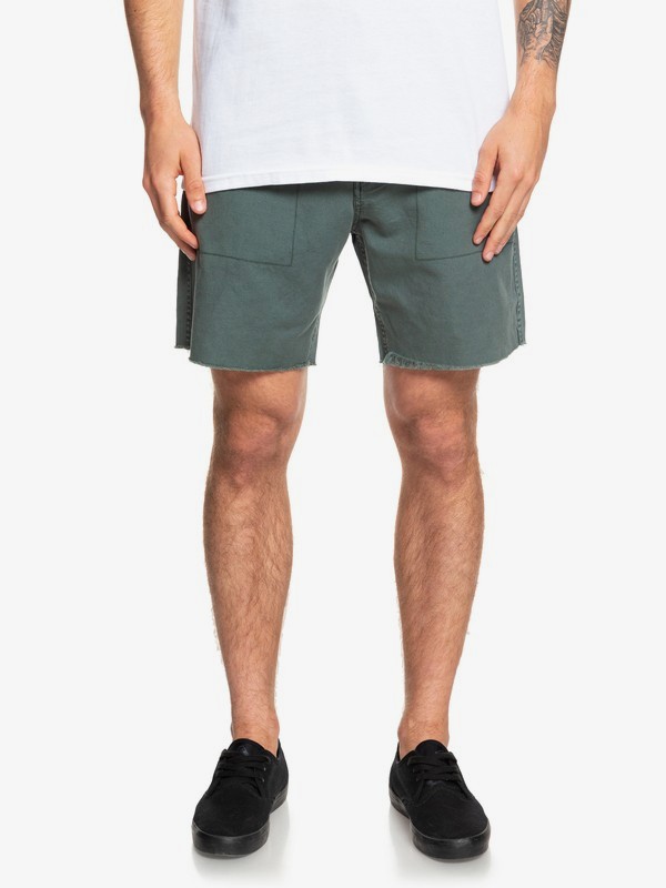 quiksilver, Daintree Tropics 18" Chino Shorts, GARDEN TOPIARY (grt0) 0 Daintree Tropics 18" Chino Shorts Green EQYWS03604 Quiksilver