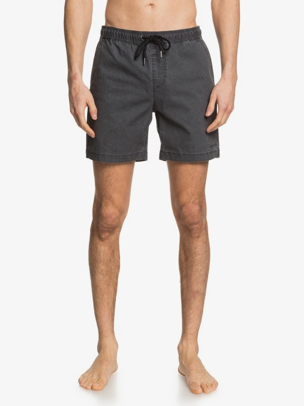 quiksilver, Taxer 17" Elasticized Shorts, BLACK (kvj0) 0 Taxer 17" Elasticized Shorts Black EQYWS03610 Quiksilver