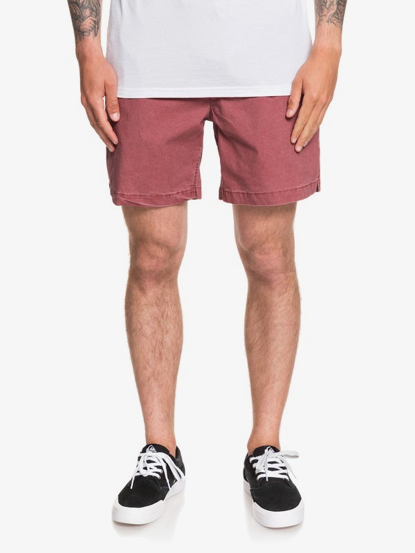 quiksilver, Taxer 17" Elasticized Shorts, ANDORA (rsd0) 0 Taxer 17" Elasticized Shorts Red EQYWS03610 Quiksilver