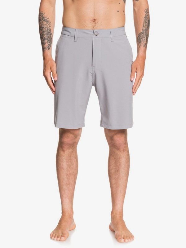 quiksilver, Union 20" Amphibian Boardshorts, SLEET (szp0) 0 Union 20" Amphibian Boardshorts Grey EQYWS03625 Quiksilver