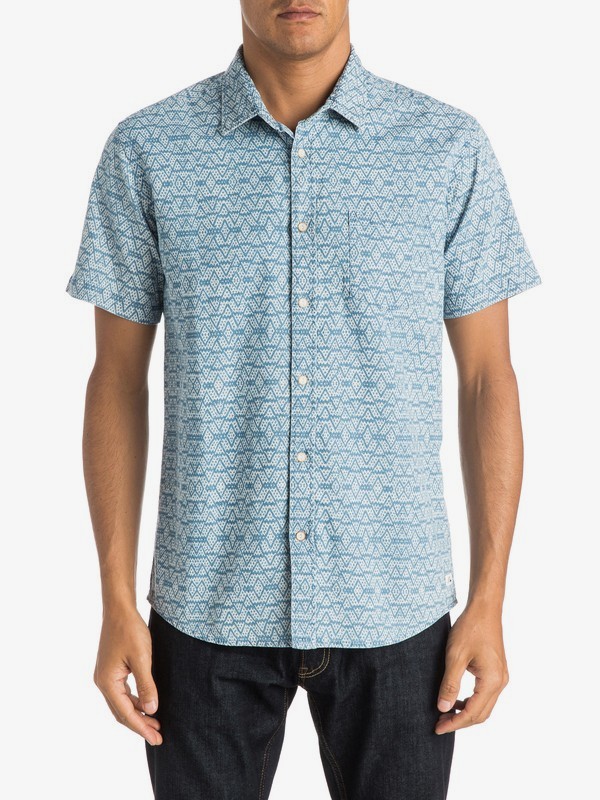 quiksilver, Camada Shirt - Short Sleeve Shirt, CAMADA FLINSTONE (sna6) 0 Camada Shirt - Short Sleeve Shirt EQYWT03276 Quiksilver