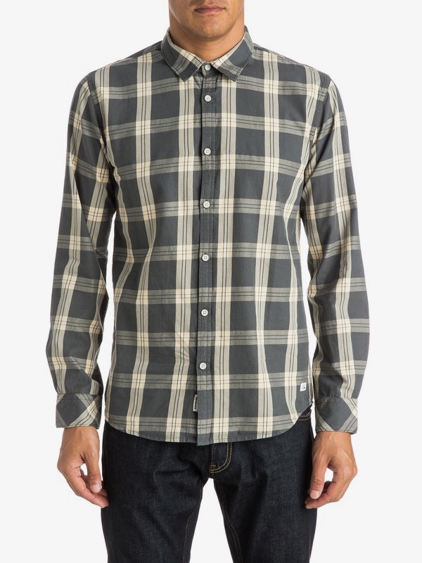 quiksilver, Atlantic Jungle - Chemise manches longues, ATLANTIC JUNGLE DARK SHADOW (krp1) 0 Atlantic Jungle - Chemise manches longues Noir EQYWT03313 Quiksilver