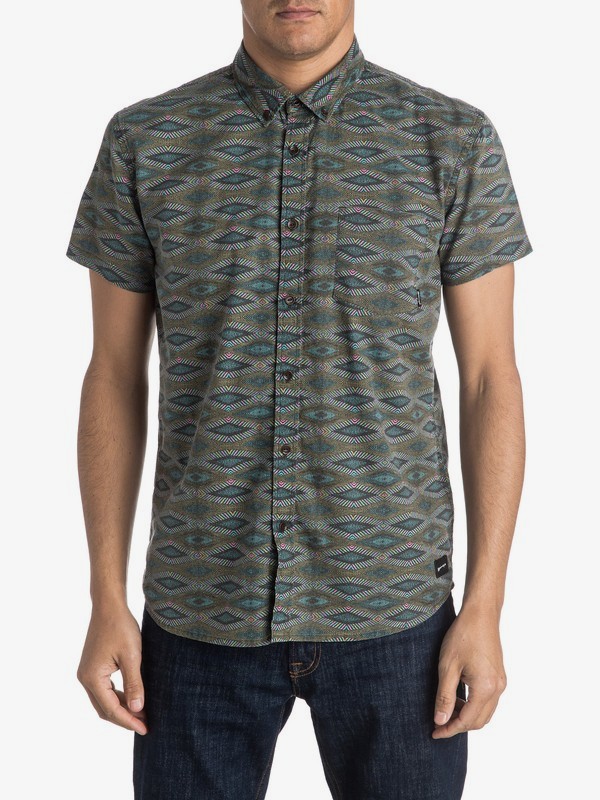 quiksilver, Dreamweaver Short Sleeve Shirt, DREAMWEAVER 16 TARMAC (kta6) 0 Dreamweaver Short Sleeve Shirt EQYWT03358 Quiksilver