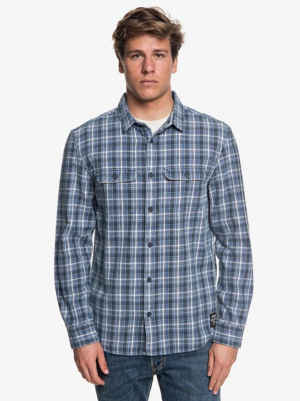quiksilver, Fuji Tang Long Sleeve Shirt, BLUE NIGHTS TANG (bst1) 0 Fuji Tang Long Sleeve Shirt Blue EQYWT03718 Quiksilver