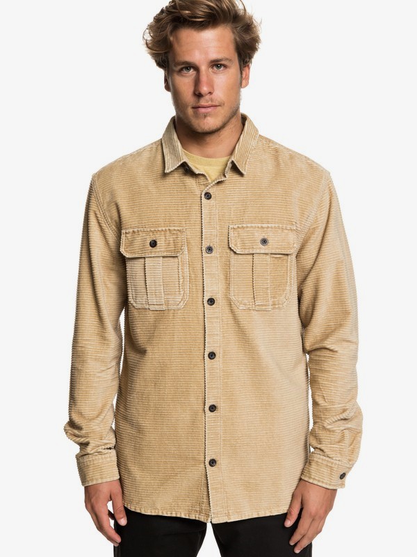 quiksilver, Melton Minds - Chemise manches longues pour Homme, PLAGE (ckk0) 0 Melton Minds - Chemise manches longues pour Homme Marron EQYWT03776 Quiksilver