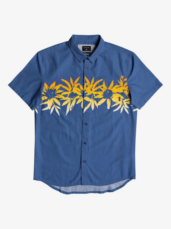 quiksilver, Choppa Short Sleeve Shirt, TRUE NAVY (bpz0) 0 Choppa Short Sleeve Shirt Blue EQYWT03840 Quiksilver