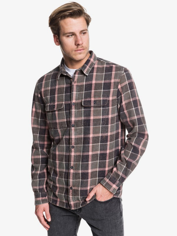 quiksilver, Mitta Tang Long Sleeve Shirt, CROCODILE MITTA TANG (crn1) 0 Mitta Tang Long Sleeve Shirt Brown EQYWT03851 Quiksilver