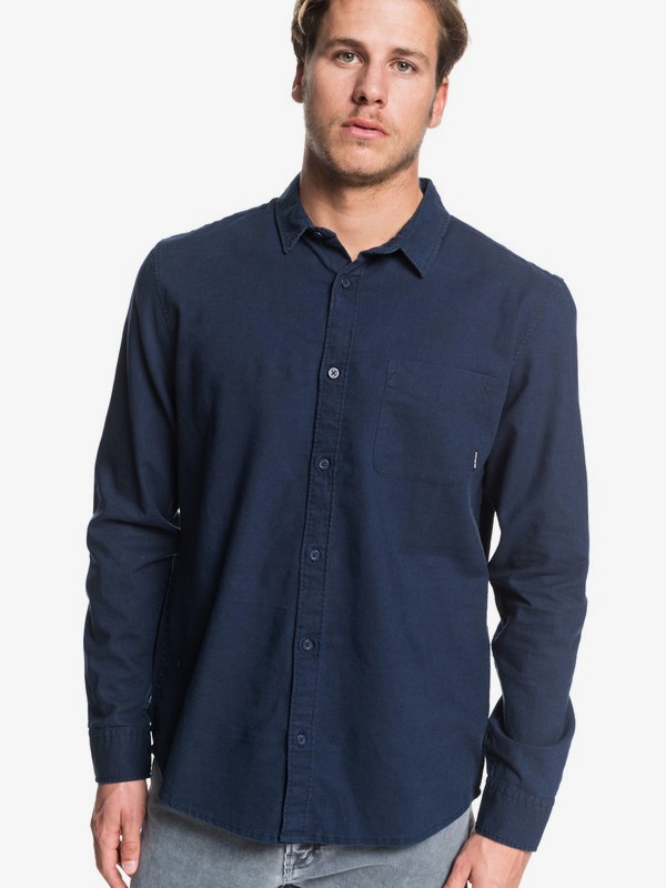 quiksilver, Katoomber Trio - Long Sleeve Shirt, SKY CAPTAIN (kye0) 0 Katoomber Trio - Long Sleeve Shirt Black EQYWT03868 Quiksilver