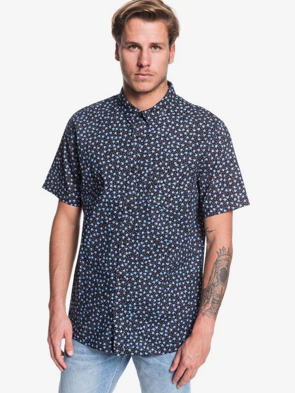 quiksilver, Small Fry Short Sleeve Shirt, BLACK SMALL FRY (kvj6) 0 Small Fry Short Sleeve Shirt Black EQYWT03922 Quiksilver