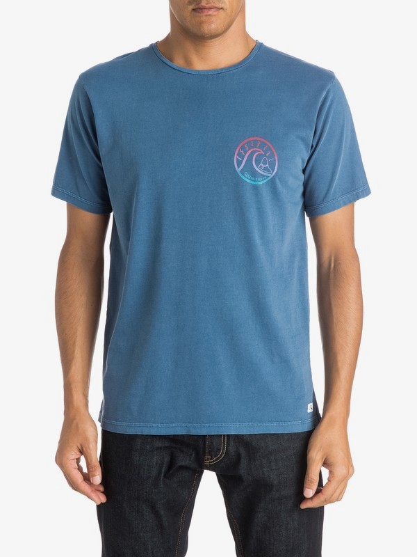 quiksilver, Rising T-Shirt, DARK DENIM (brq0) 0 Rising T-Shirt EQYZT03799 Quiksilver