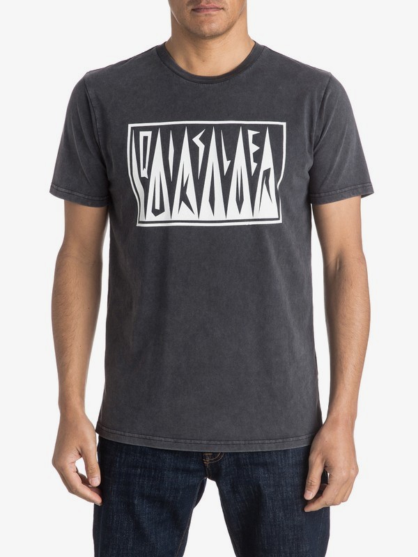 quiksilver, Afro Logo Tee, BLACK (kvj0) 0 Afro Logo Tee EQYZT03955 Quiksilver