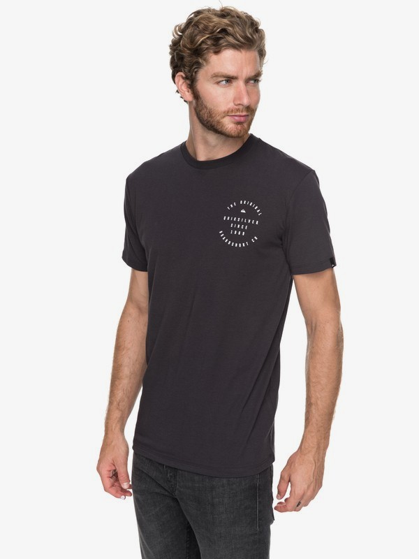 quiksilver, Dome Speak - Funktionelles T-Shirt für Männer, TARMAC (kta0) 0 Dome Speak - Funktionelles T-Shirt für Männer Schwarz EQYZT04747 Quiksilver