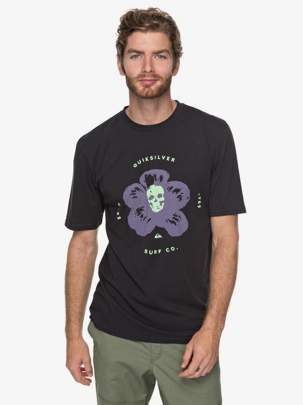 quiksilver, Cosmic Heat - T-Shirt für Männer, TARMAC (kta0) 0 Cosmic Heat - T-Shirt für Männer Schwarz EQYZT04752 Quiksilver