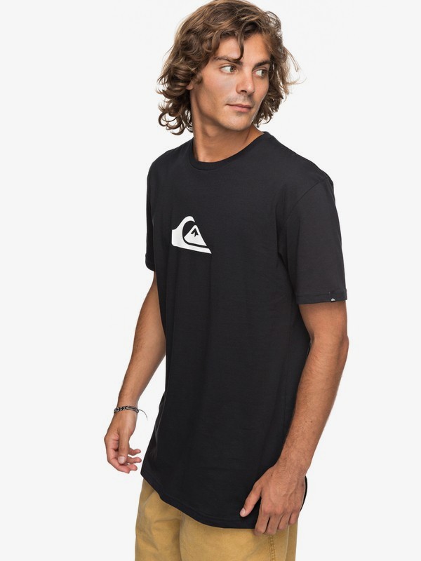 quiksilver, Футболка Classic Comp Logo, BLACK (kvj0) 0 Футболка Classic Comp Logo Черный EQYZT04773 Quiksilver