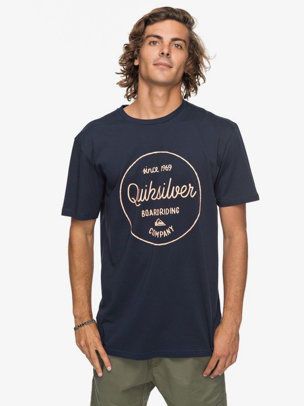 quiksilver, Classic Morning Slides - Camiseta para Hombre, NAVY BLAZER (byj0) 0 Classic Morning Slides - Camiseta para Hombre Azul EQYZT04774 Quiksilver