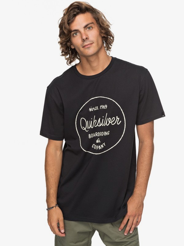 quiksilver, Classic Morning Slides - T-Shirt für Männer, BLACK (kvj0) 0 Classic Morning Slides - T-Shirt für Männer Schwarz EQYZT04774 Quiksilver
