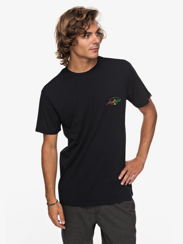 quiksilver, Classic Bering Way - T-Shirt für Männer, BLACK (kvj0) 0 Classic Bering Way - T-Shirt für Männer Schwarz EQYZT04788 Quiksilver