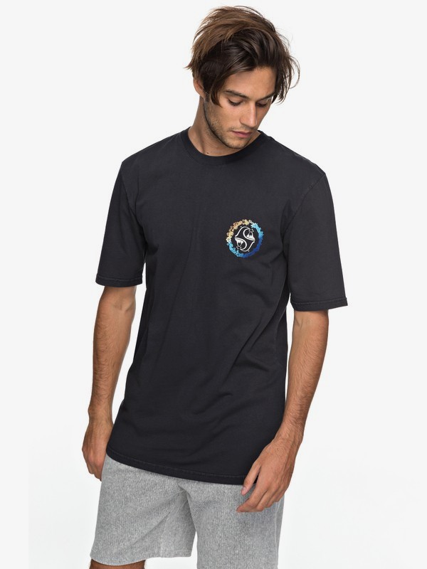 quiksilver, Lei All Day Tee, BLACK (kvj0) 0 Lei All Day Tee EQYZT04815 Quiksilver