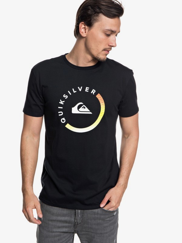 quiksilver, Slab Session - Camiseta para Hombre, BLACK (kvj0) 0 Slab Session - Camiseta para Hombre Negro EQYZT04940 Quiksilver