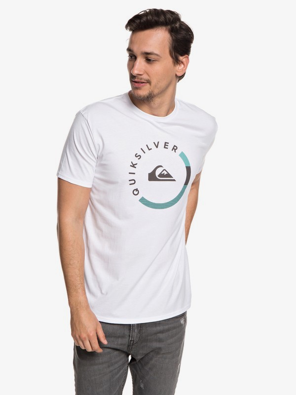 quiksilver, Slab Session - Camiseta para Hombre, WHITE (wbb0) 0 Slab Session - Camiseta para Hombre Blanco EQYZT04940 Quiksilver