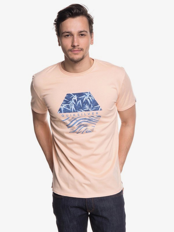 quiksilver, Bamboo Breakfast - Maglietta, PEACH PARFAIT (mef0) 0 Bamboo Breakfast - Maglietta Pink EQYZT04941 Quiksilver