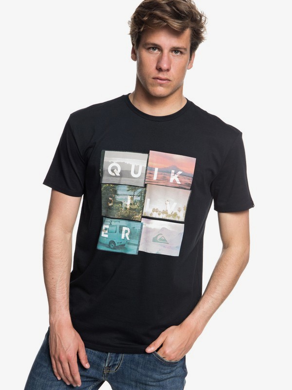 quiksilver, Local Motive - T-Shirt, BLACK (kvj0) 0 Local Motive - T-Shirt Black EQYZT04947 Quiksilver