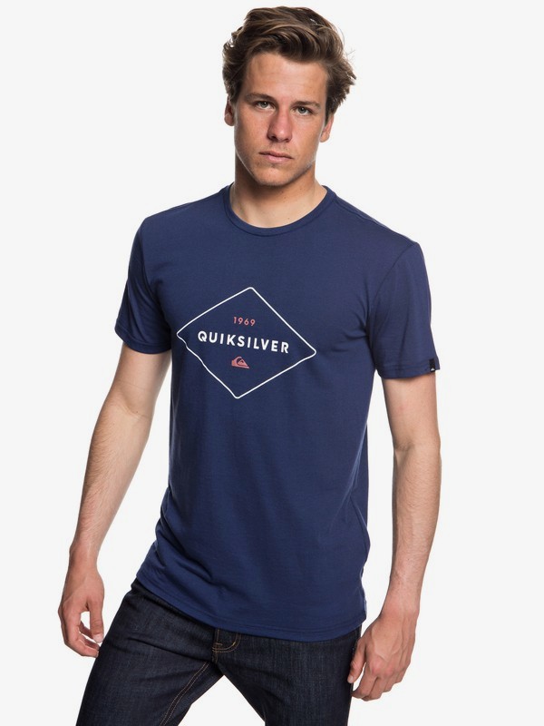 quiksilver, Fluid Flow - Technical UPF 30 T-Shirt for Men, MEDIEVAL BLUE (bte0) 0 Fluid Flow - Technical UPF 30 T-Shirt for Men Blue EQYZT04967 Quiksilver